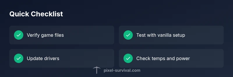 Checklist for fixing Terraria crashes