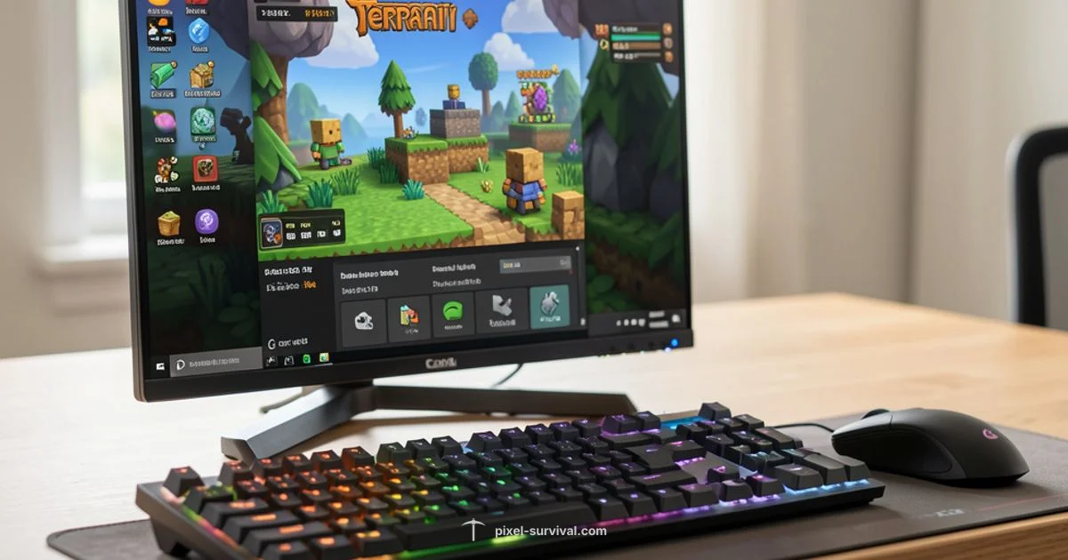 Pause Terraria on PC - Pixel Survival