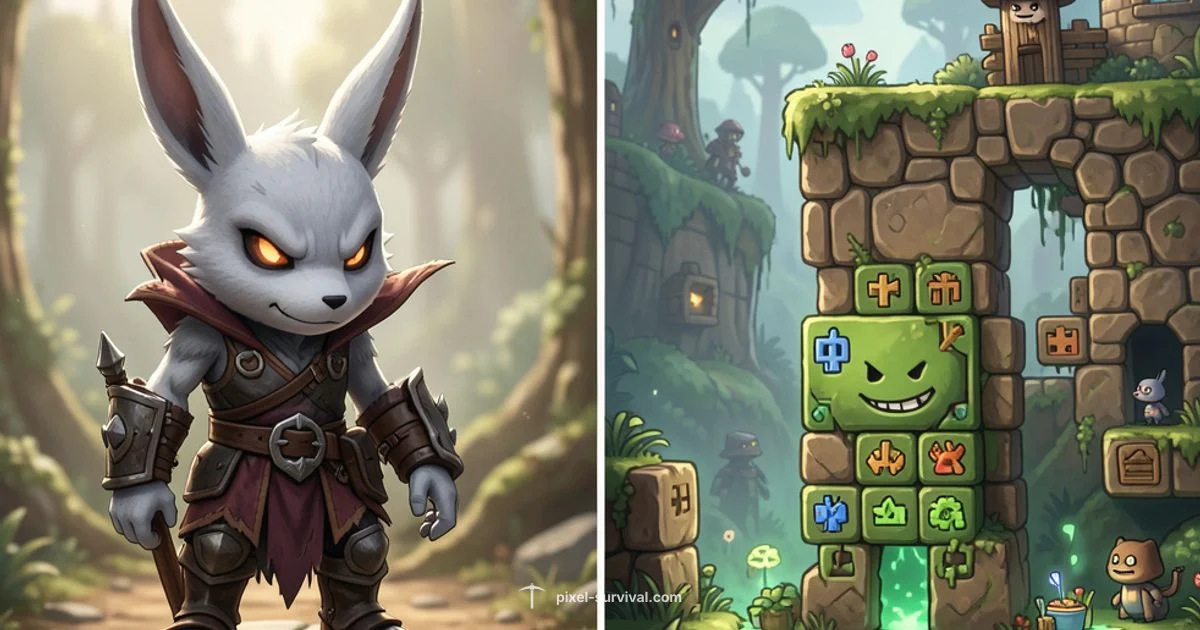 Knight vs Terraria Knight vs Terraria - Pixel Survival