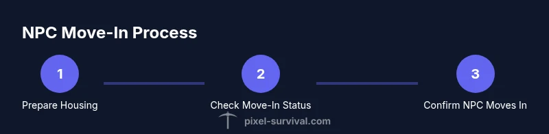 Infographic showing step-by-step npc move-in in terraria