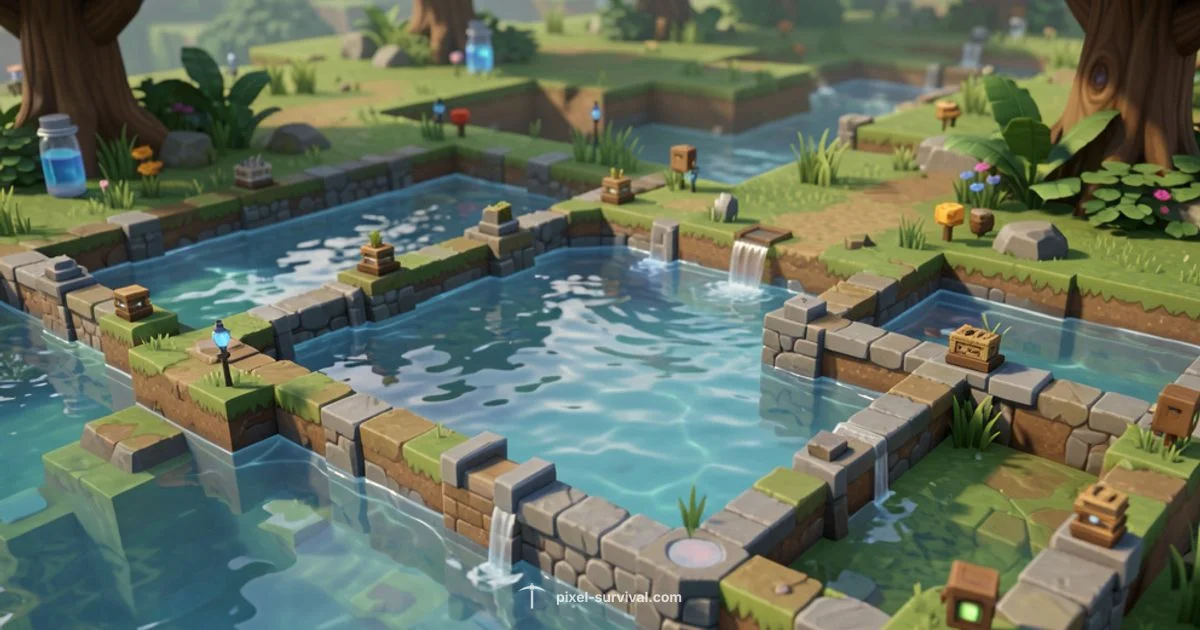 Infinite Water Setup - Pixel Survival