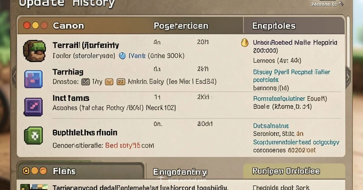 Terraria Through Time - Pixel Survival