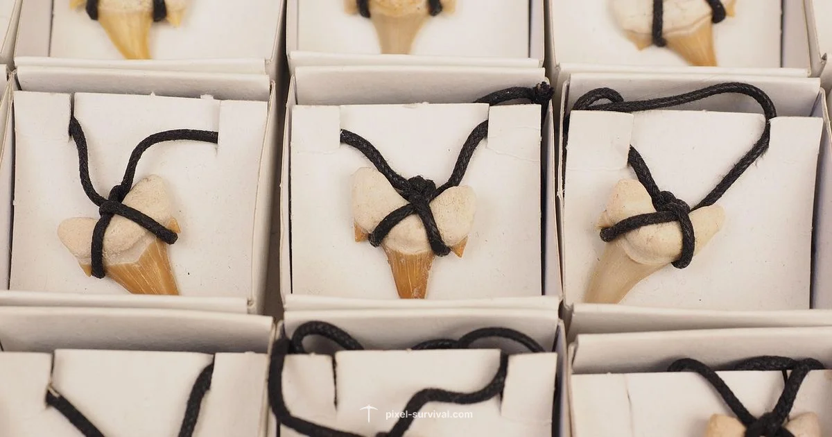 Shark Tooth Necklace Shark Tooth Necklace - Pixel Survival