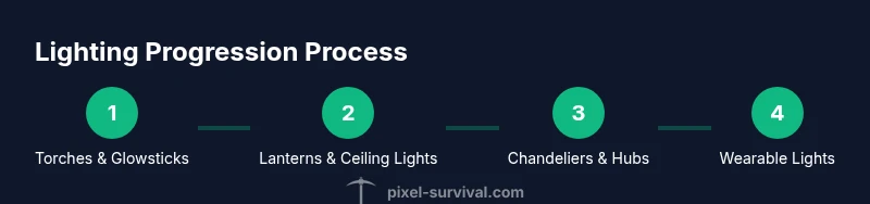 Process flow of lighting upgrades in Terraria