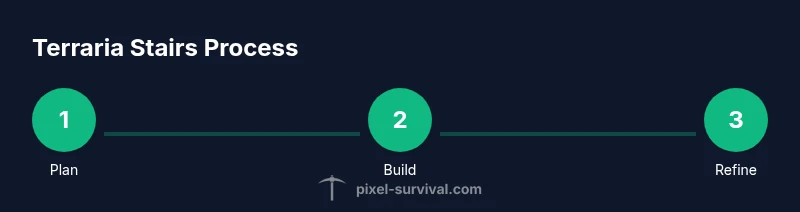 Diagram showing Terraria stairs design process