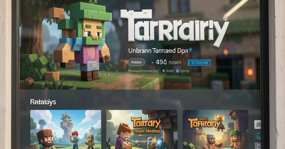 Terraria on Steam Price - Pixel Survival