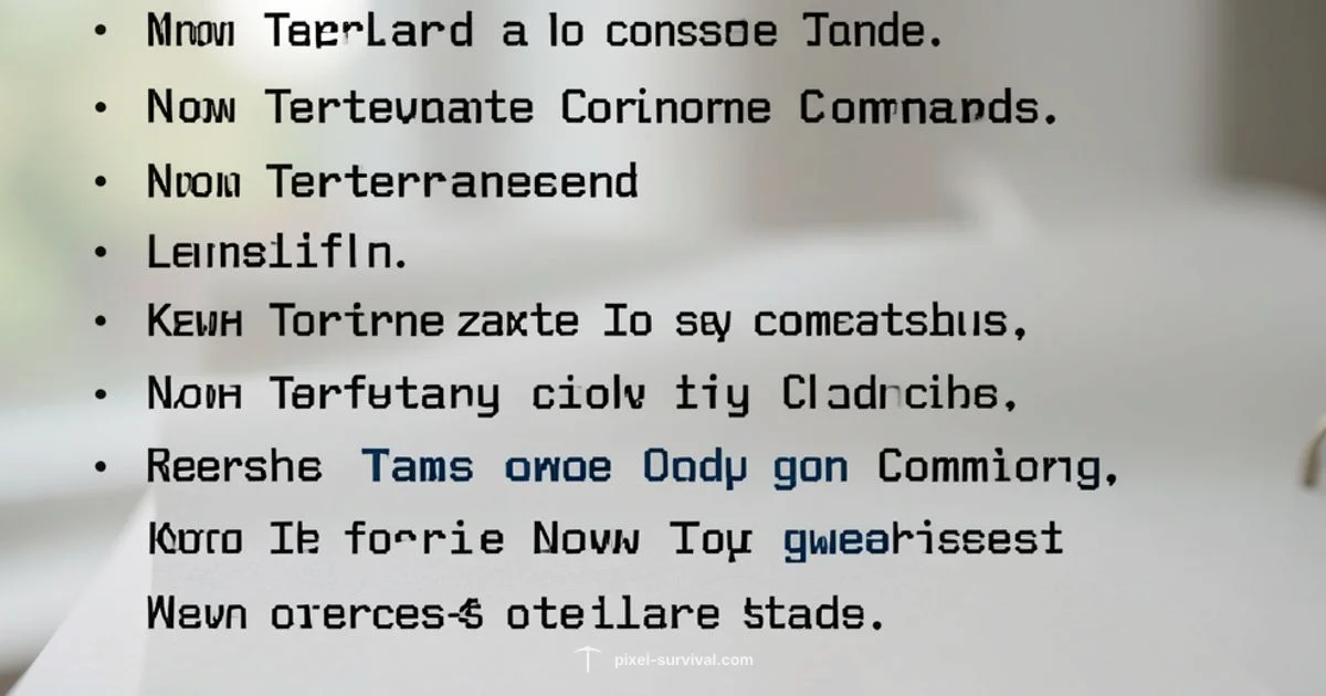 Console Commands - Pixel Survival