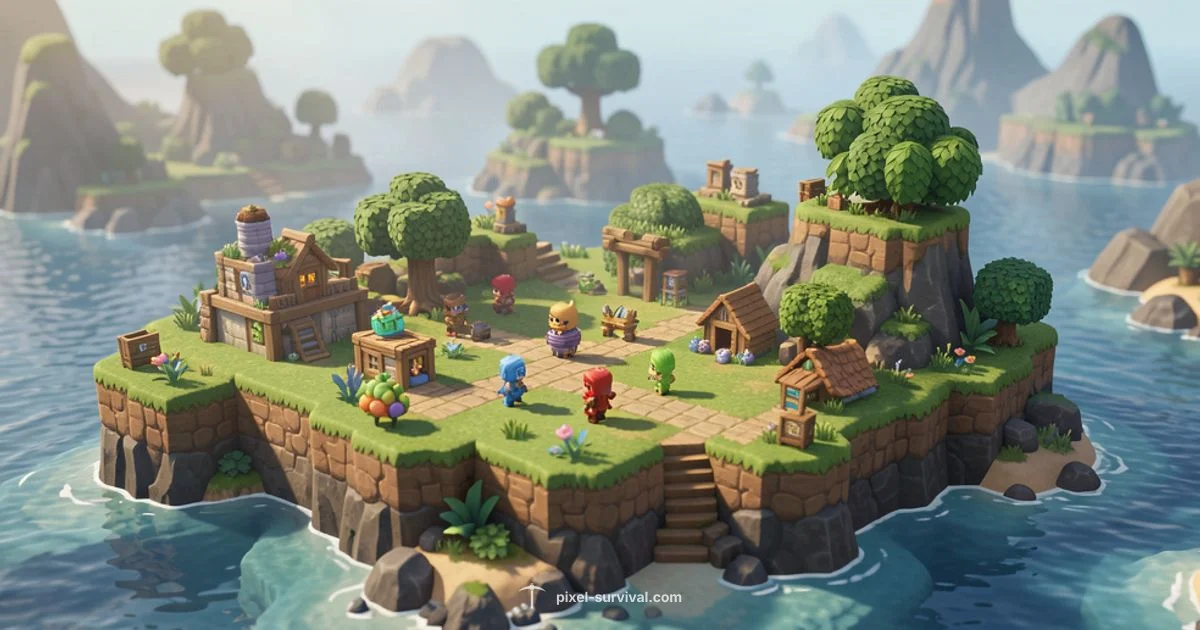 Islands in Two Games - Pixel Survival