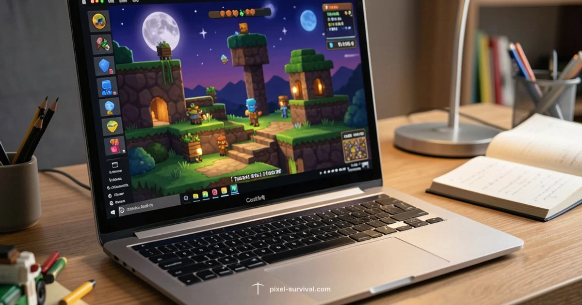 Night Cycle in Terraria - Pixel Survival