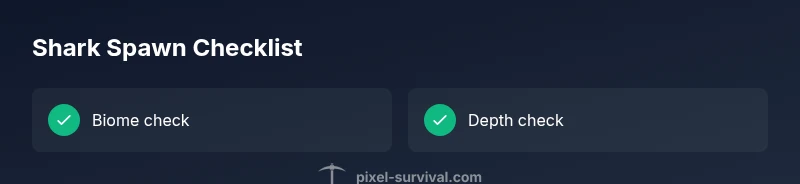 Ocean biome shark spawn checklist in Terraria