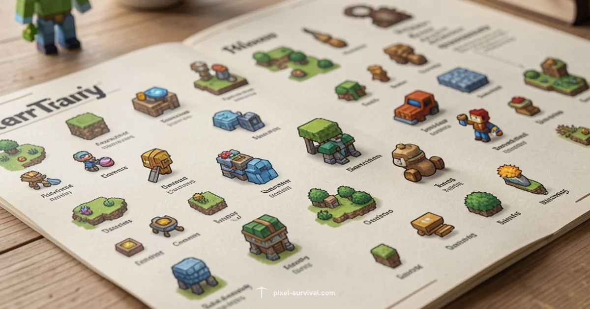 Terraria Item Map - Pixel Survival