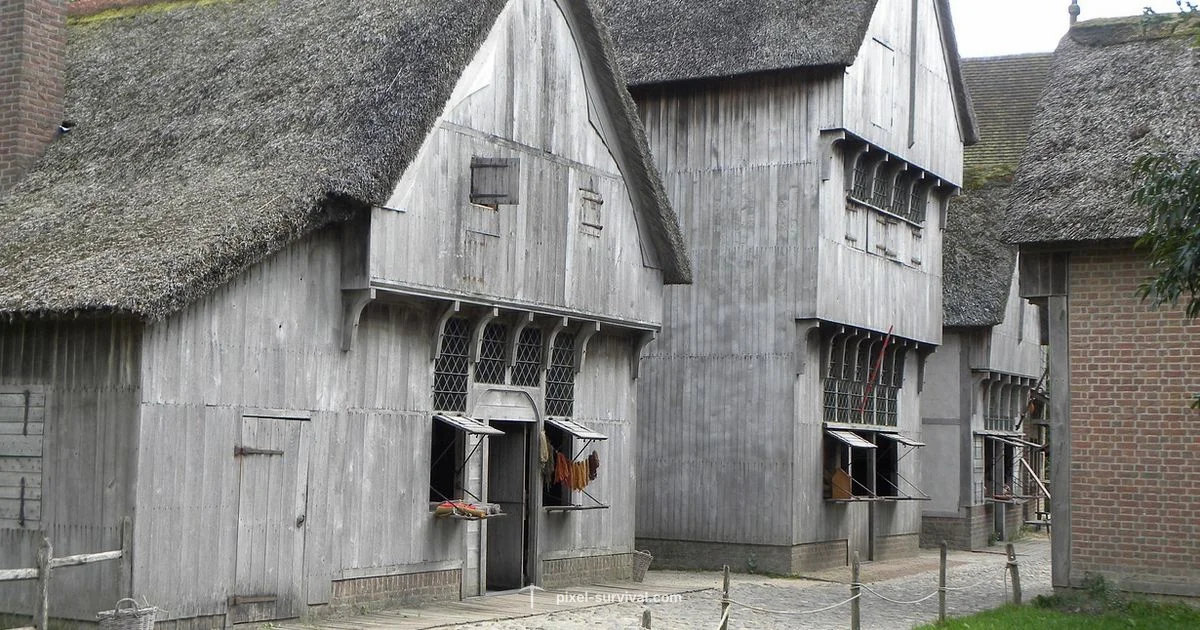 Medieval Terraria Home - Pixel Survival