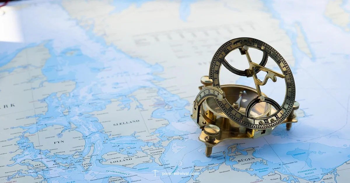 Compass in Terraria - Pixel Survival