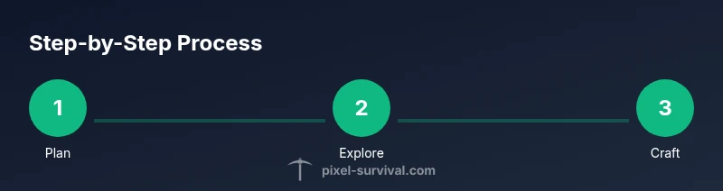 Infographic showing wiki-free progression steps