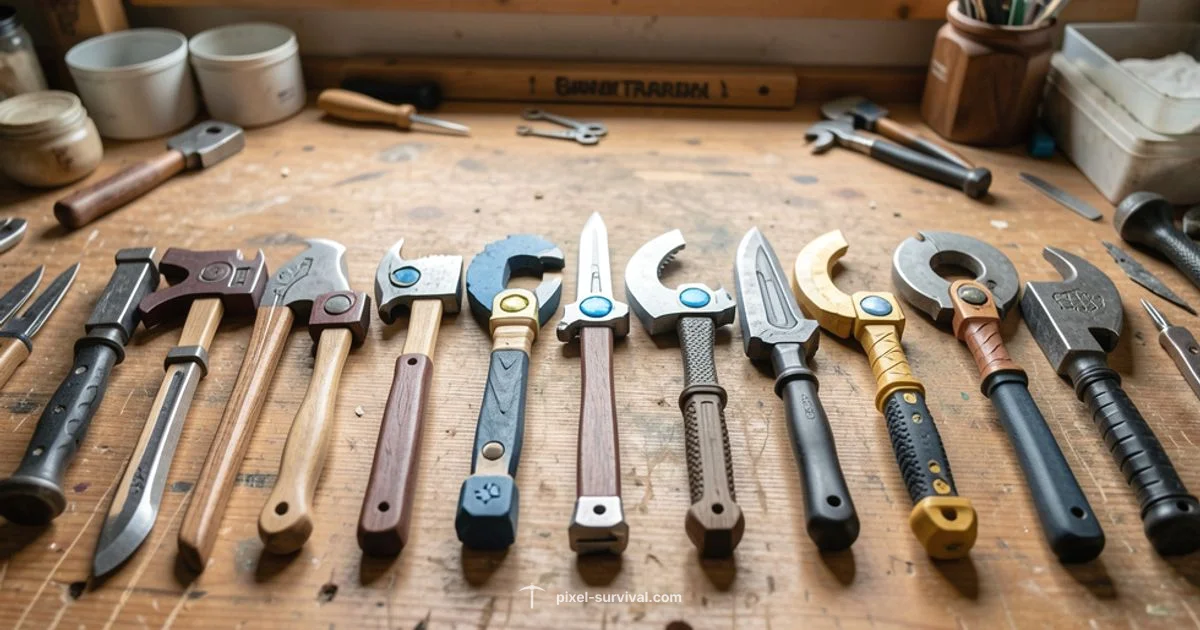 Melee Weapons Guide - Pixel Survival