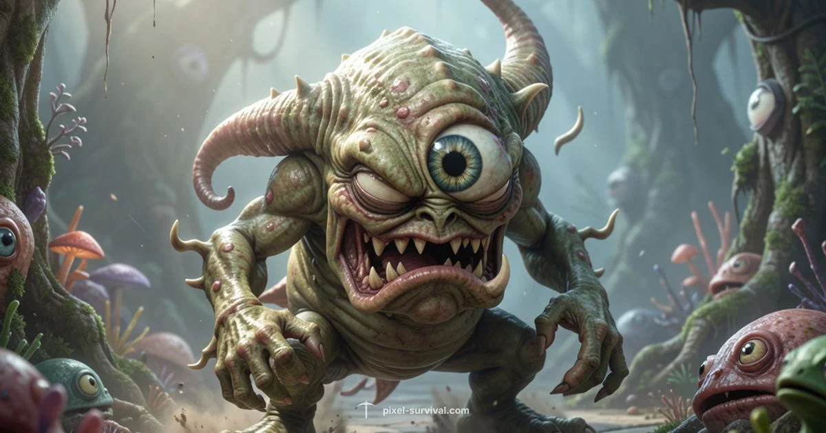 Eye of Cthulhu Fight - Pixel Survival