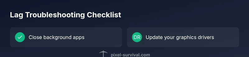 Checklist for Terraria lag troubleshooting