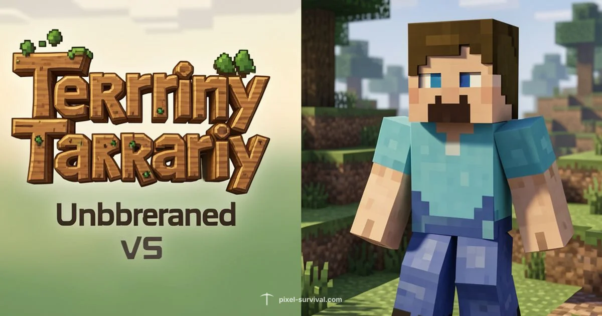Terraria vs Minecraft - Pixel Survival