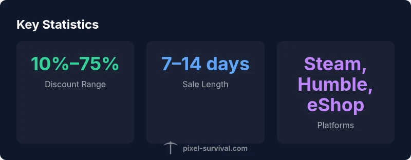 Graphic showing Terraria discount statistics across platforms