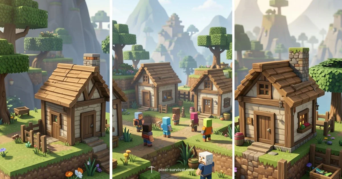 Biome-Friendly Town Biome-Friendly Town - Pixel Survival