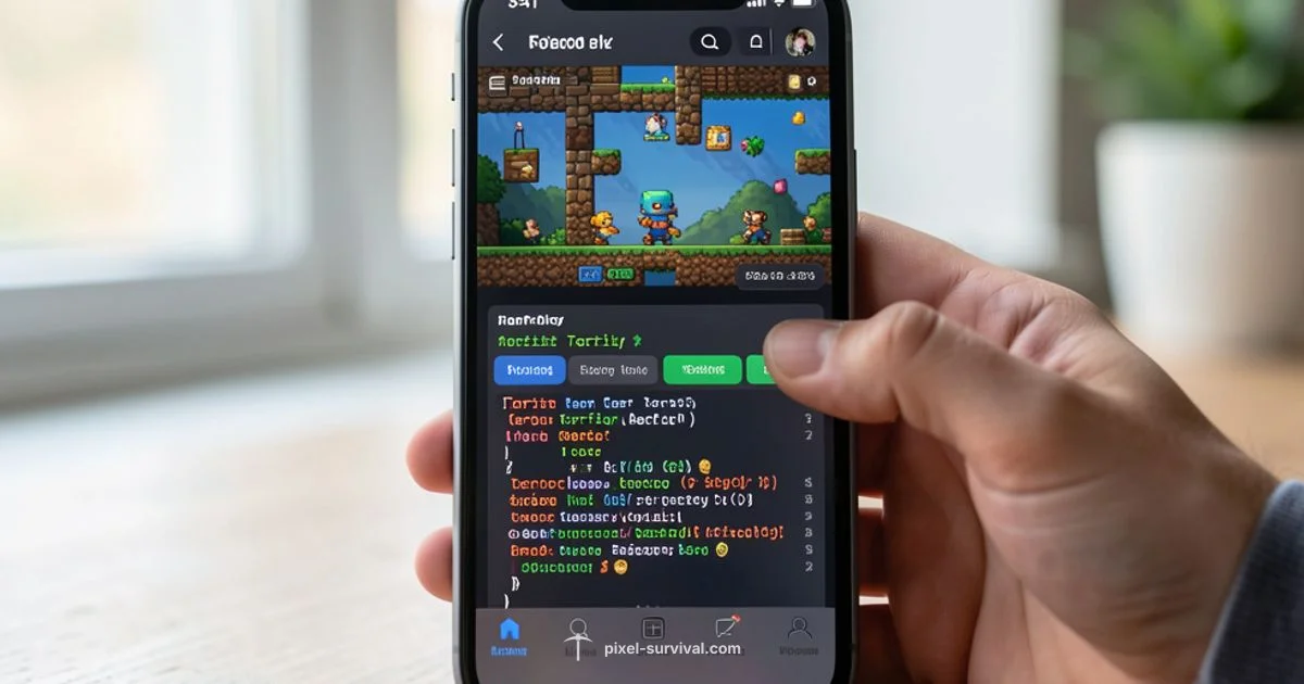 Mod Terraria Mobile - Pixel Survival
