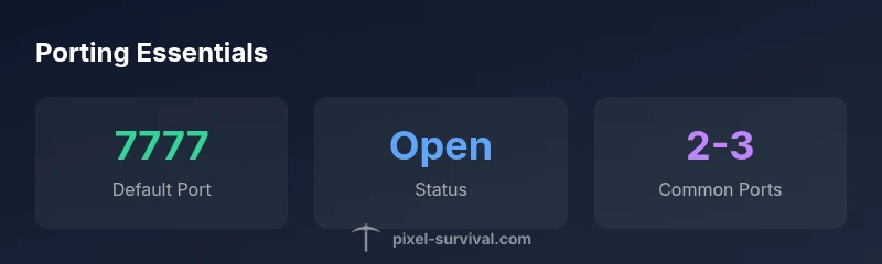 Infographic showing Terraria port forwarding basics