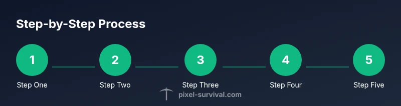 Process diagram showing step-by-step controller setup for Terraria