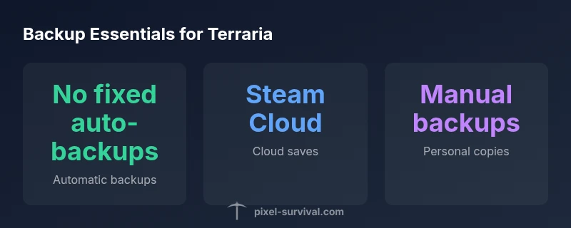 Infographic showing backup options for Terraria saves