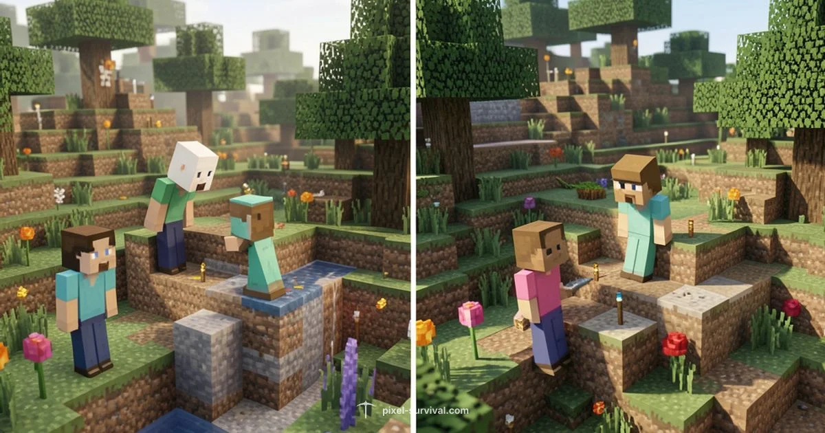 Minecraft vs Terraria - Pixel Survival